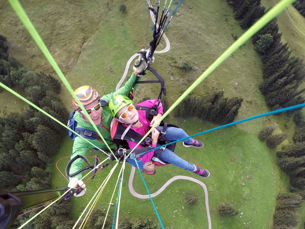 "Ikarus Traum" Gleitschirm Tandemflug in Gruyère