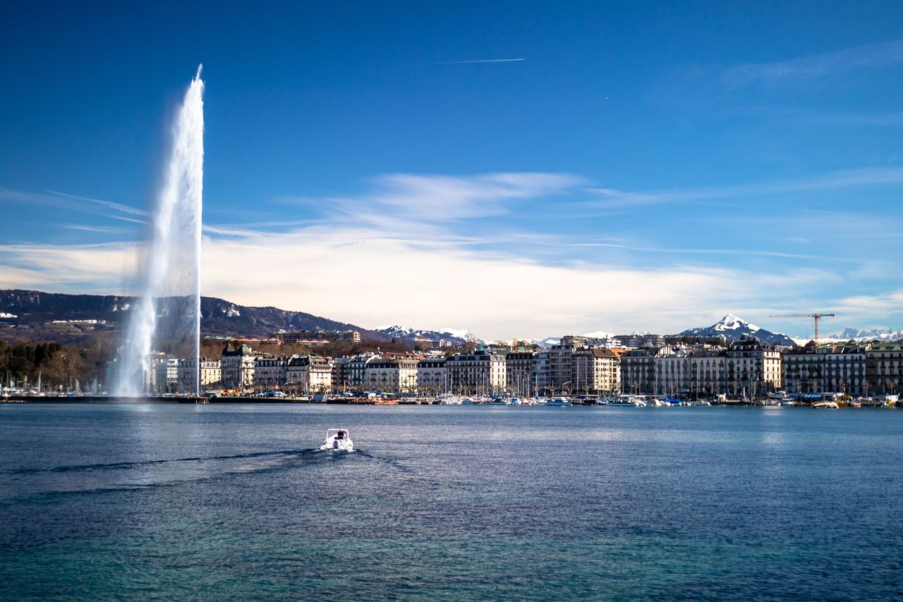 Fontaine Genfersee