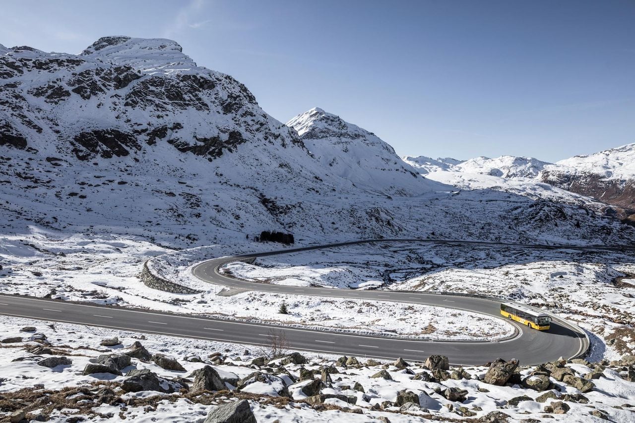 Julier Postauto Passfahrt ab Chur oder St. Moritz