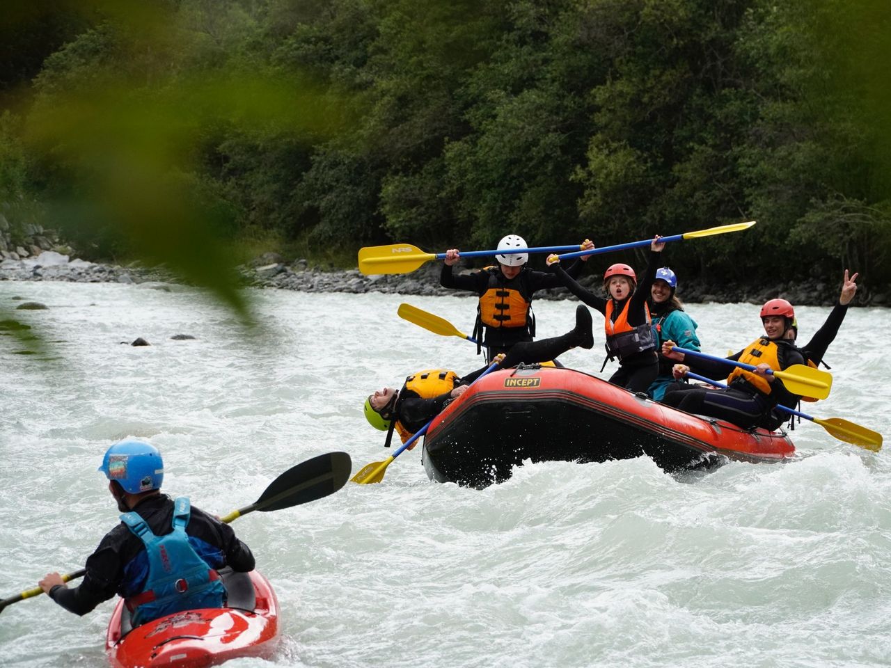 Family Rafting on the Lütschine from Interlaken