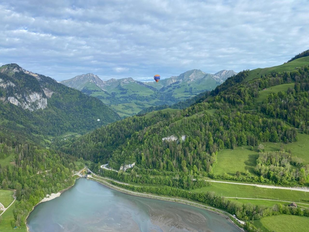 Ballon Flug privat ab Château-d'Oex