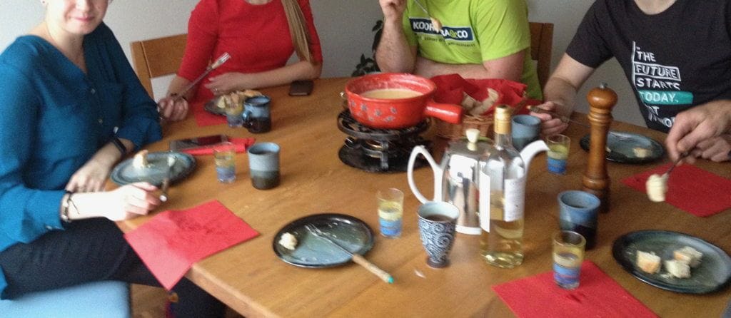 Typical Swiss dinner with local hosts in Basel