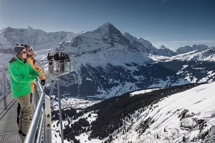 Ab Zürich: Privater Wintertagesausflug nach Grindelwald First