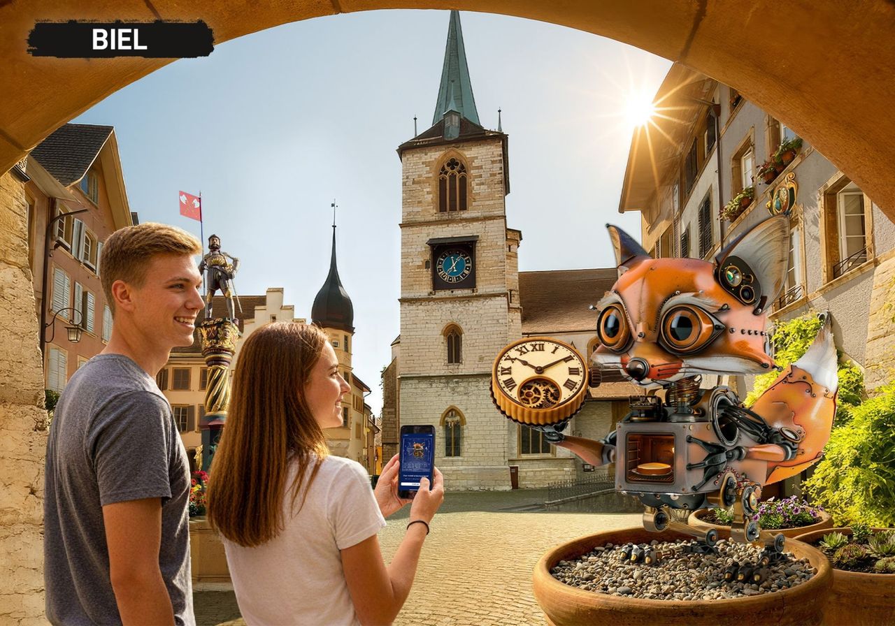 Foxtrail GO Biel digitale Schnitzeljagd 