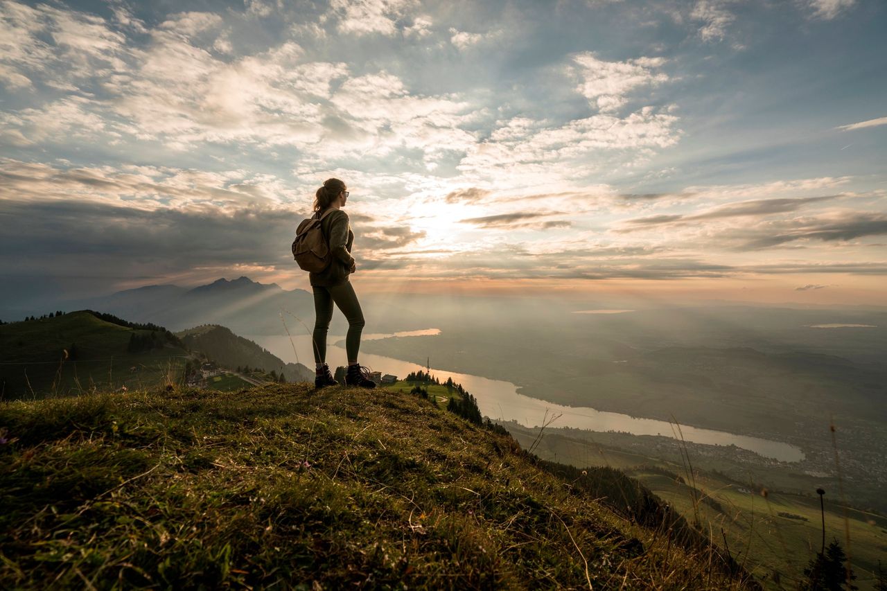 Reisezeiten Rigi Panorama Wanderwege Vierwaldstättersee Königin der Berge