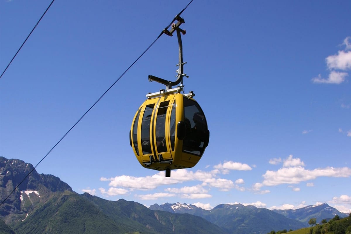 Tessin Bergbahnen Seilbahn Verdasio - Rasa