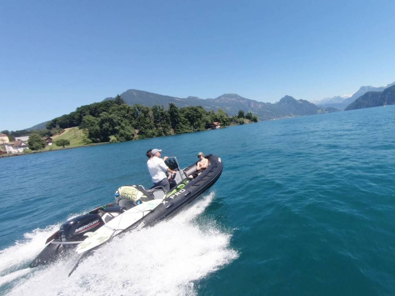 Ab Zürich: Nachmittagstour Zürichsee mit dem Schlauchboot