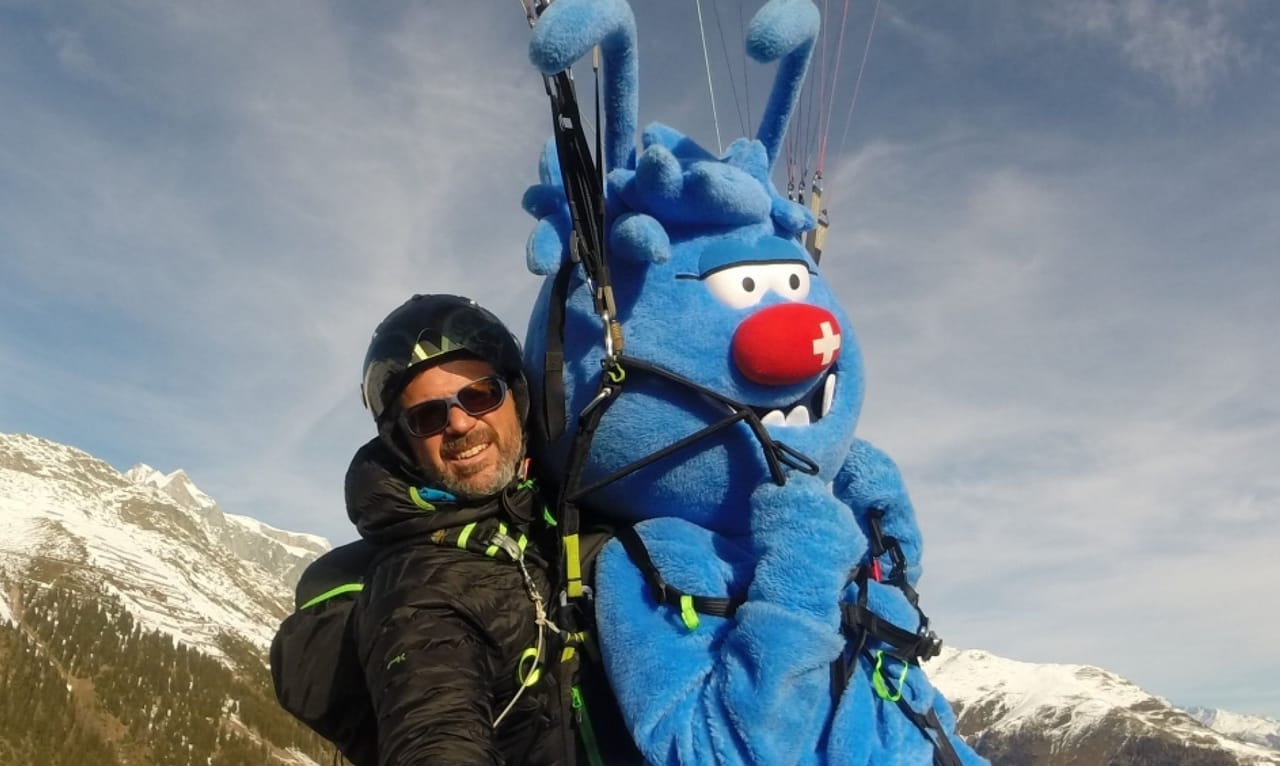 Aletscharena Gleitschirmfliegen für Kinder ab Fiesch