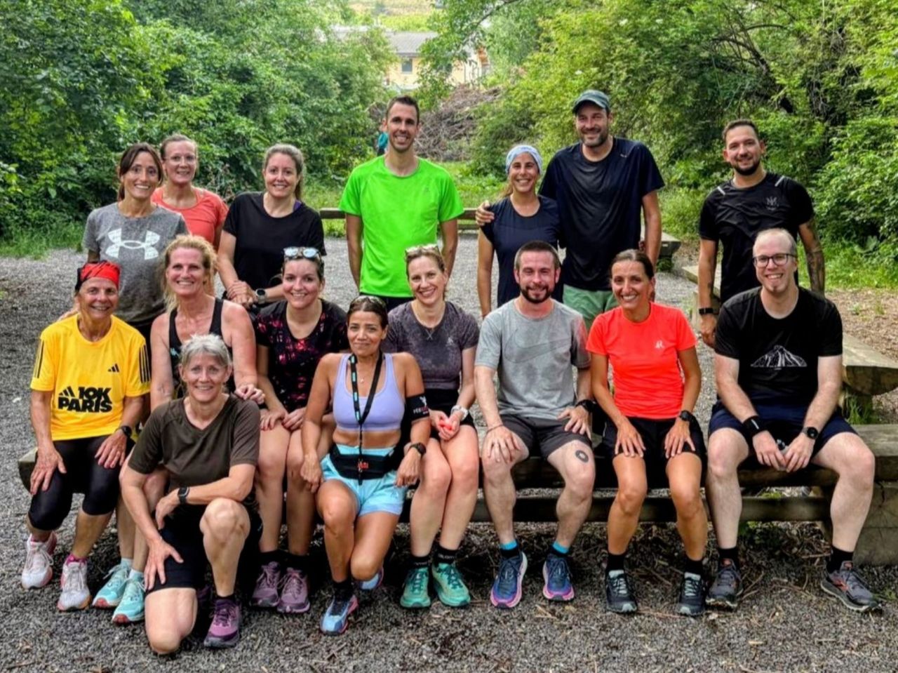 Intervall Lauftraining in der Gruppe in Lausanne