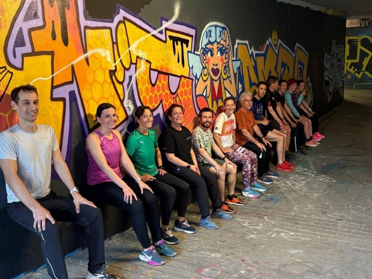 Intervall Lauftraining in der Gruppe in Lausanne