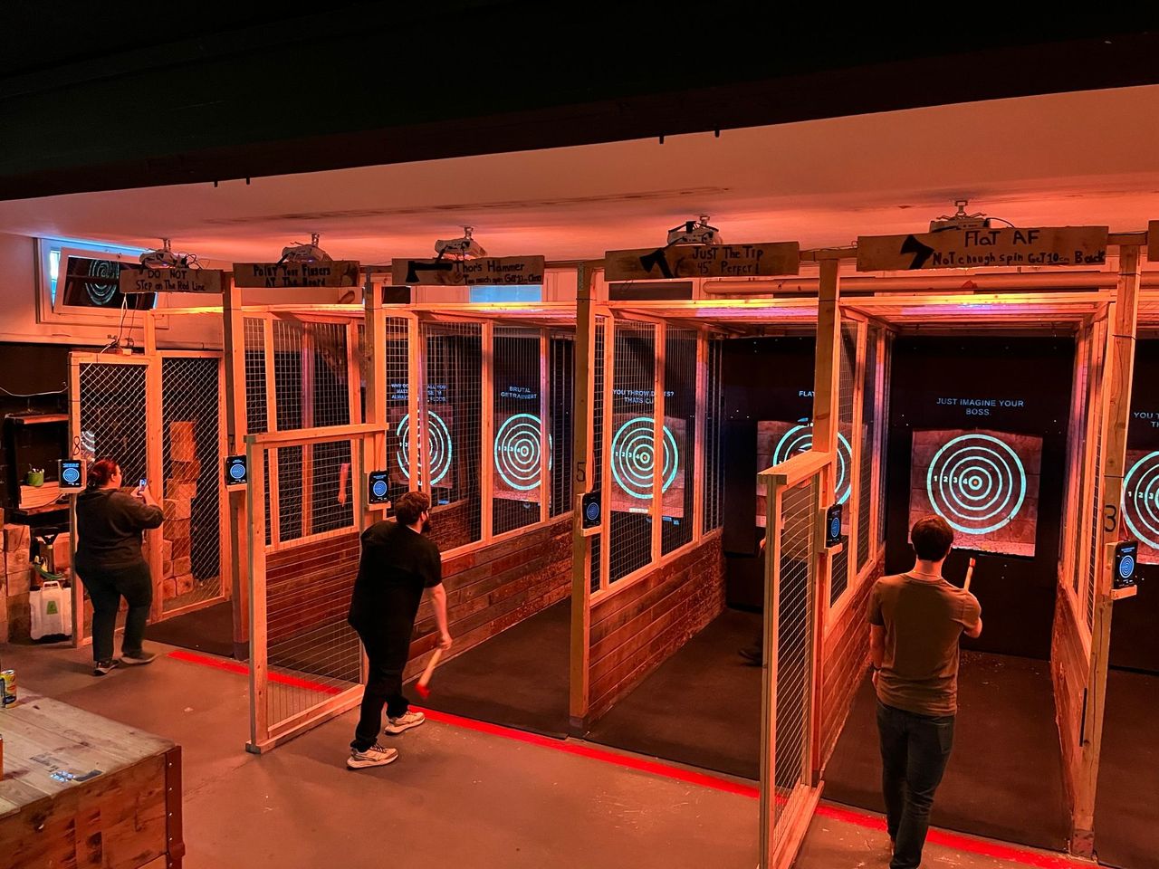 "Timberwolf" Axtwerfen in Zürich 