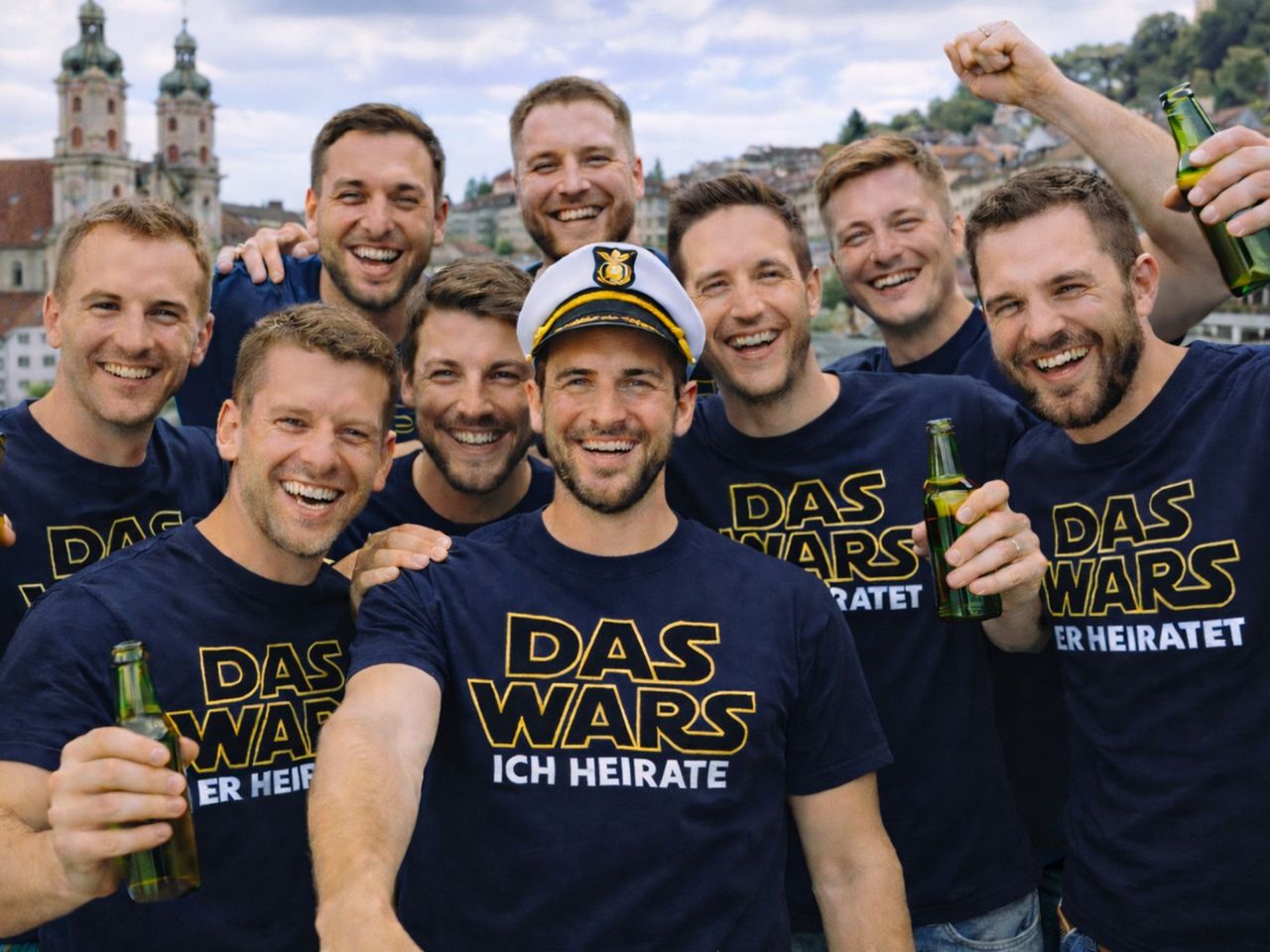 Polterchallenge "Hangover - Wolfsrudel" durch St. Gallen