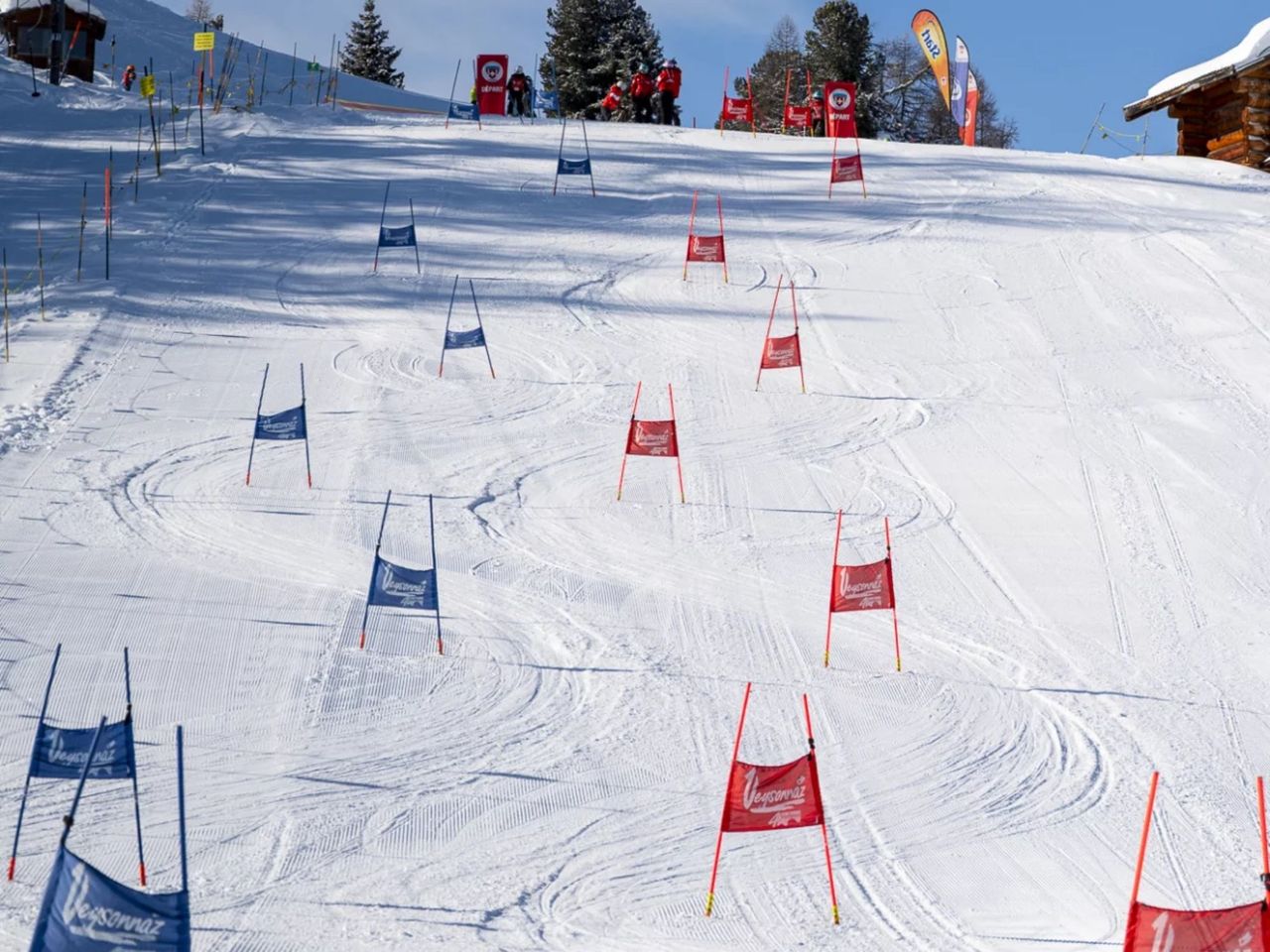 Skischule Gruppe für Kinder ab 6 Jahren in Veysonnaz