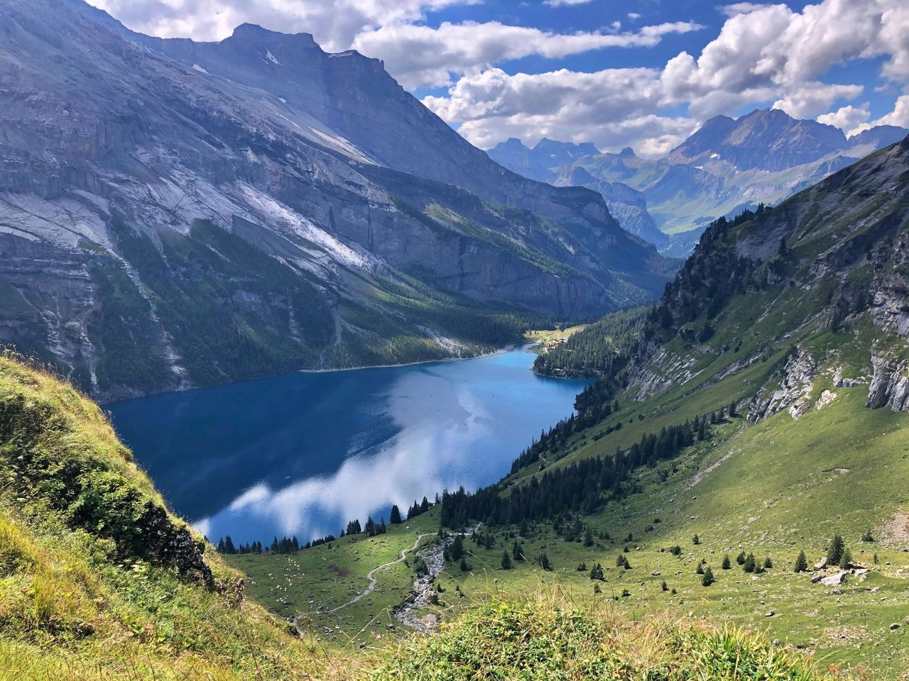 Ticket Oeschinensee Seilbahn ab Kandersteg (Reservation nicht inklusive)