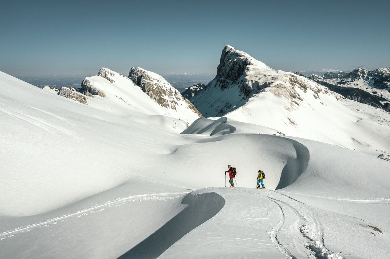 UNESCO Biosphäre Entlebuch Fluehli ski tourer