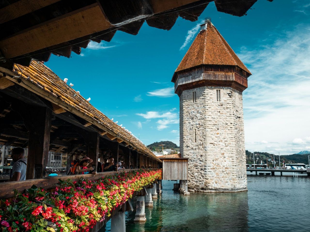 From Zurich: Bus tour to Lucerne with Sapphire Yacht Cruise