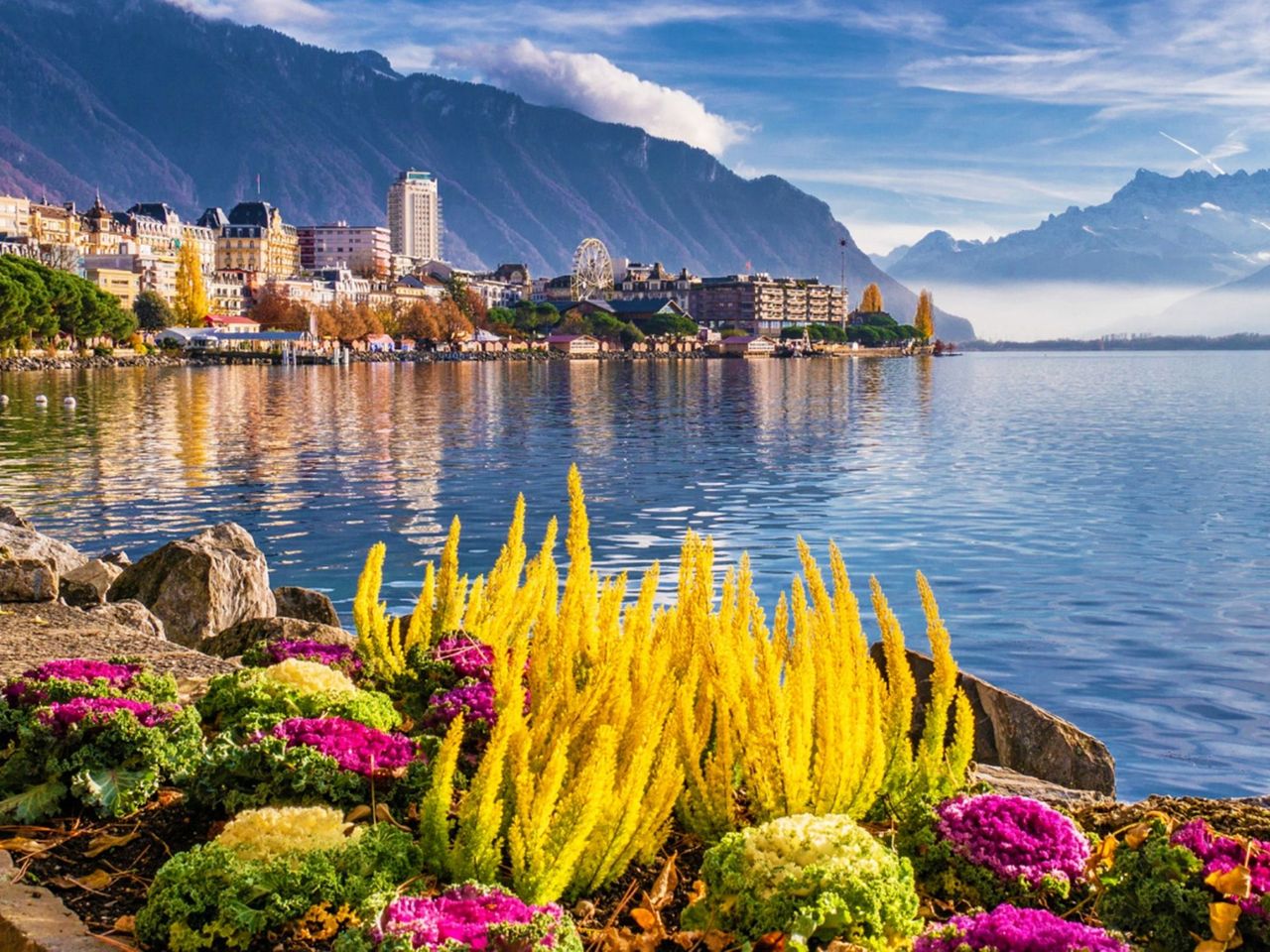 Ab Lausanne: Bustour Montreux und Glacier 3000