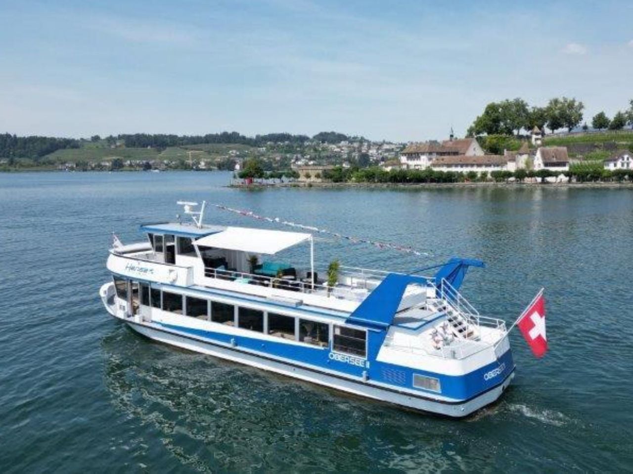 Nachtwächter Schiff mit Suppe ab Rapperswil