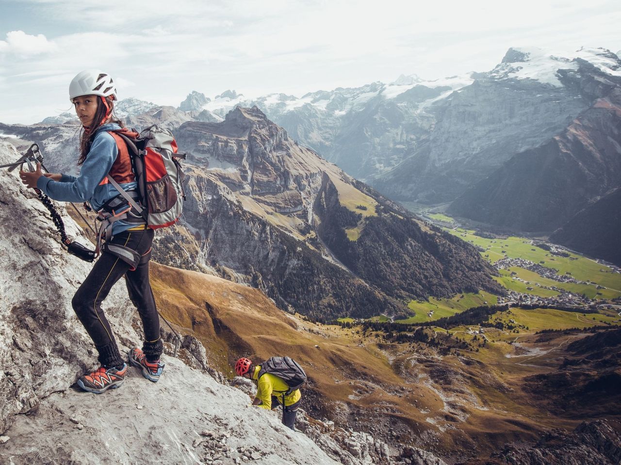 Hire a via ferrata set in Engelberg