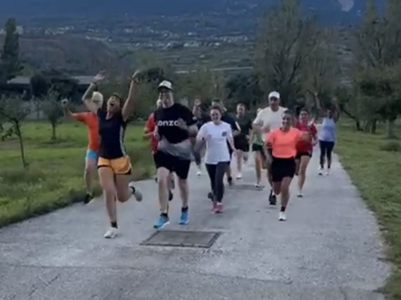 Intervall Lauftraining in der Gruppe in Lausanne