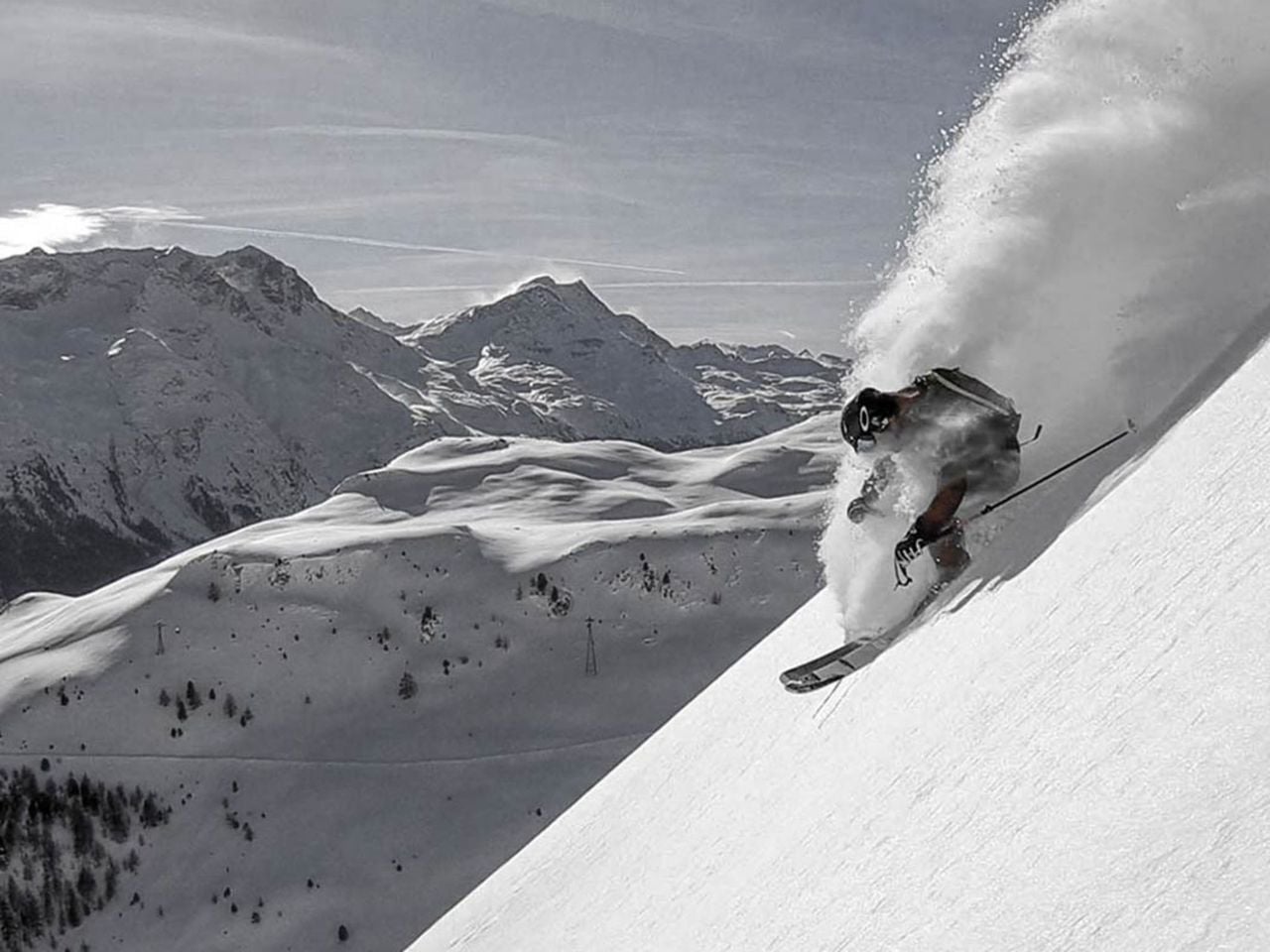Private Freeride Ski Tours for Advanced Riders from St. Moritz