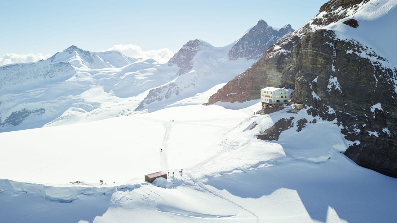 Jungfraujoch Wanderung Mönchsjochhütte