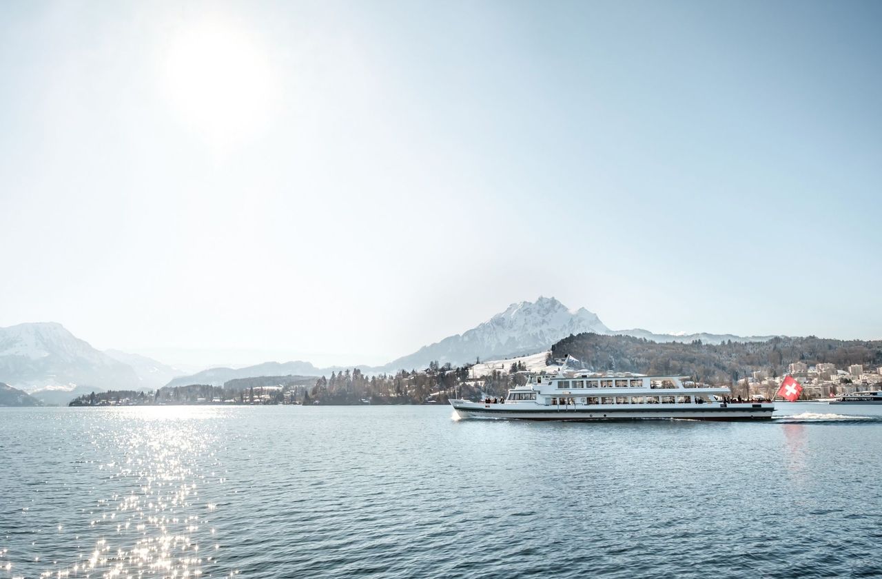 Tageskarte Vierwaldstättersee mit dem Schiff