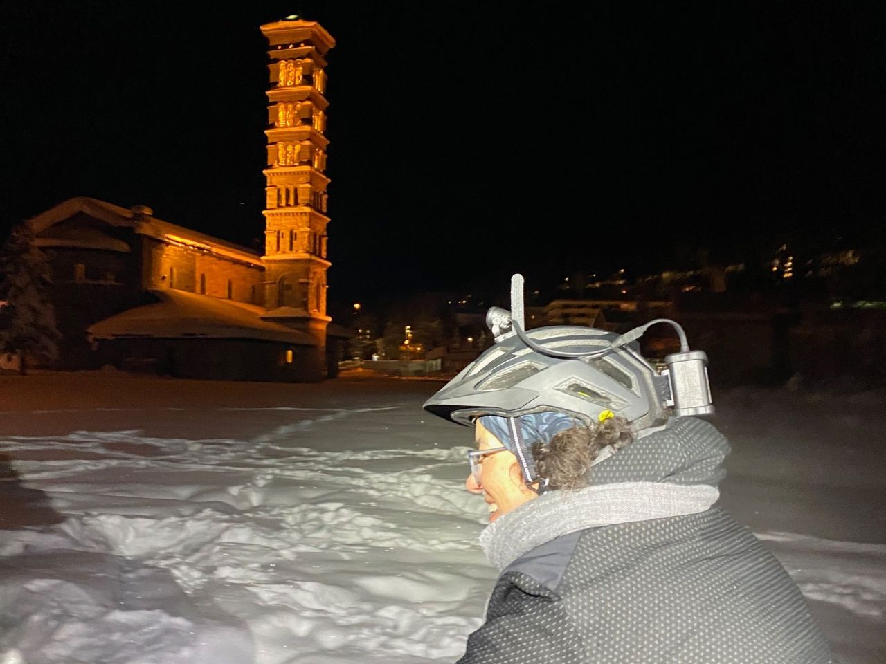 Winter Nachtbiketour ab St. Moritz