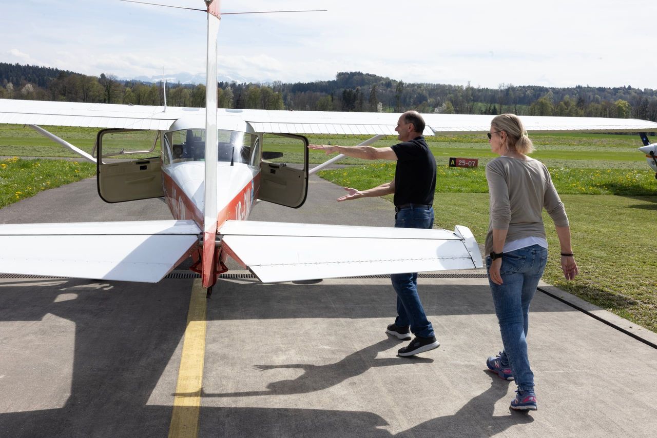Volo di prova da Sitterdorf: pilota personalmente un aereo