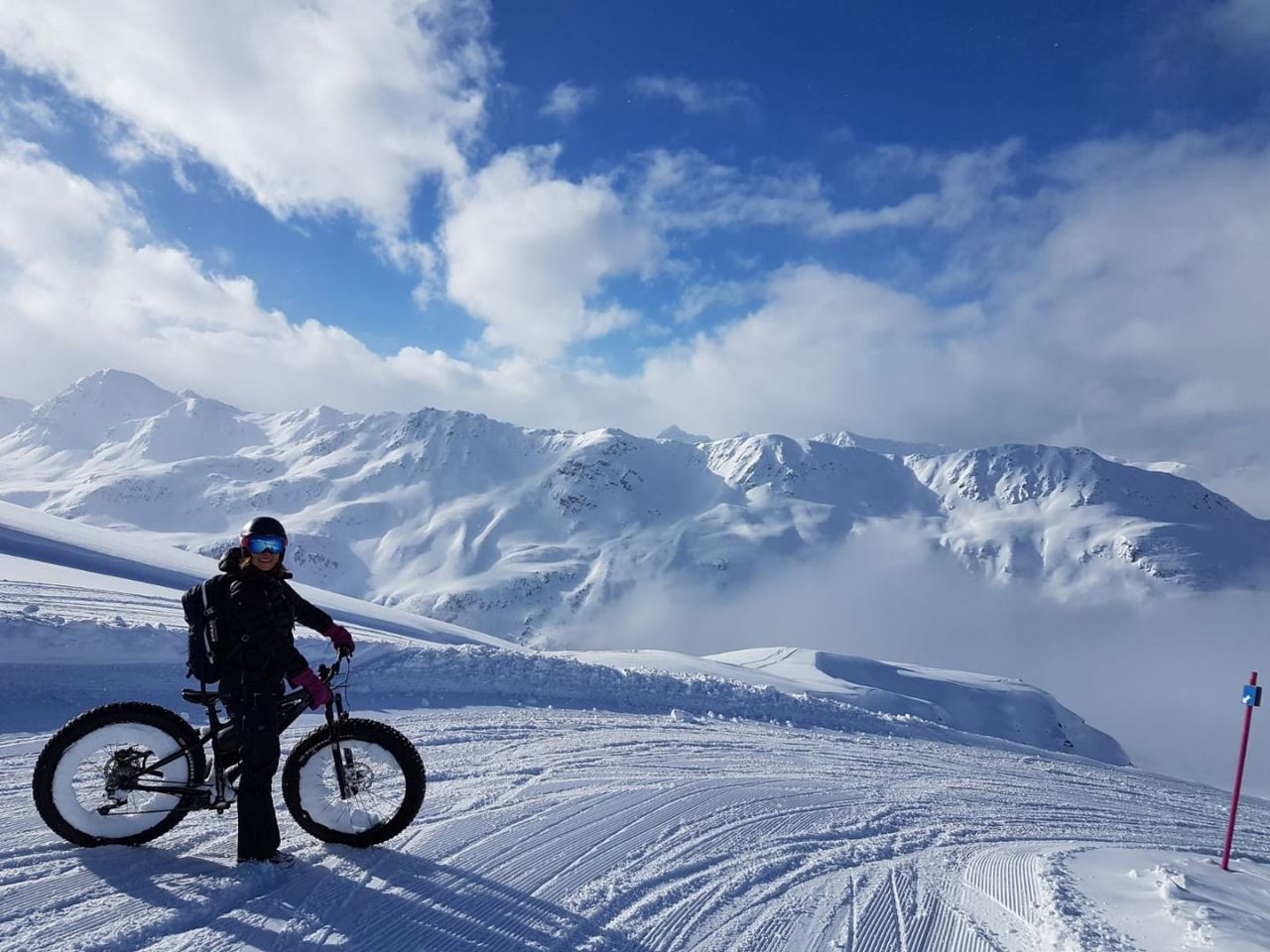 Downhill Fatbiken auf Pischa bei Davos geführt