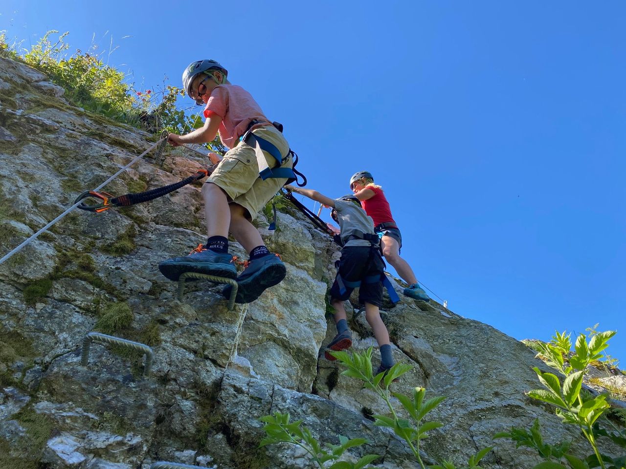 Kletterspass Grep Casti in Siat bei Ilanz