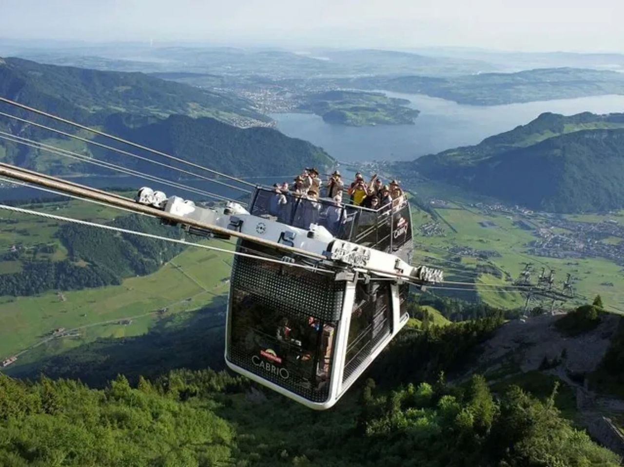 From Zurich: 3 mountains accessible by train, cable car, funicular, and boat