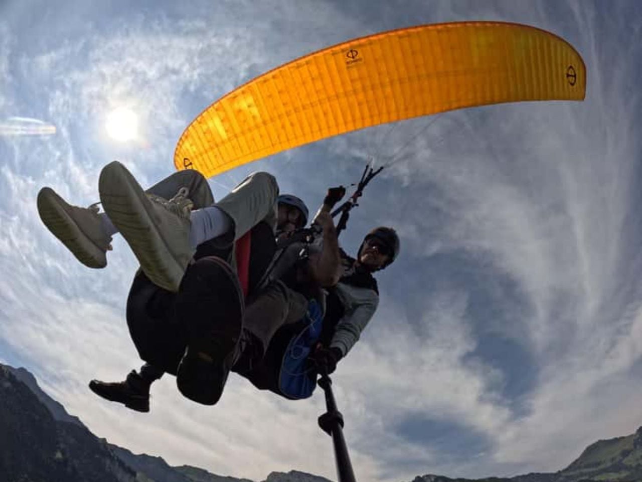 Tandem Gleitschirmflug ab Lenk