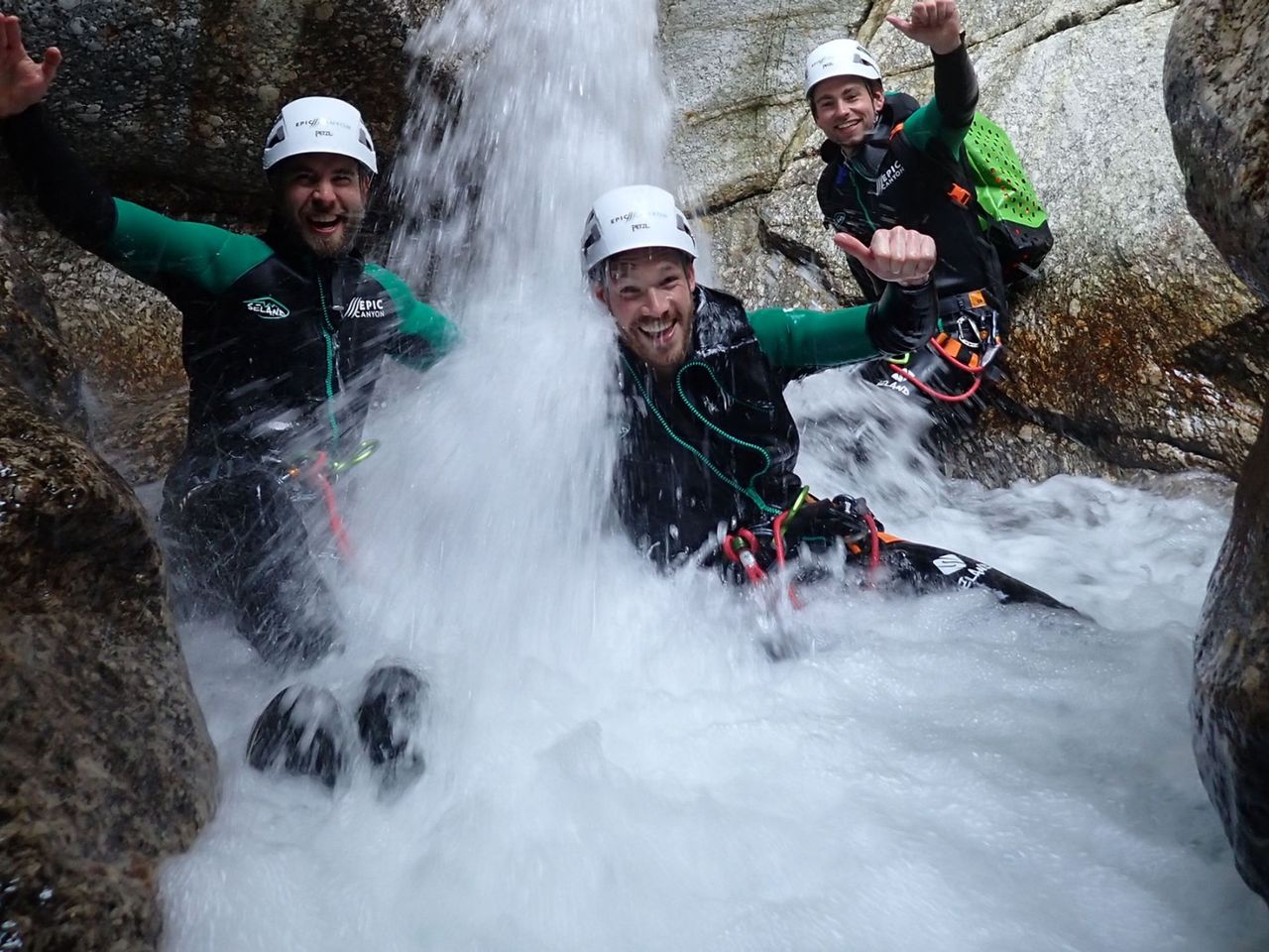 Canyoning für Fortgeschrittene im Pontirone Canyon