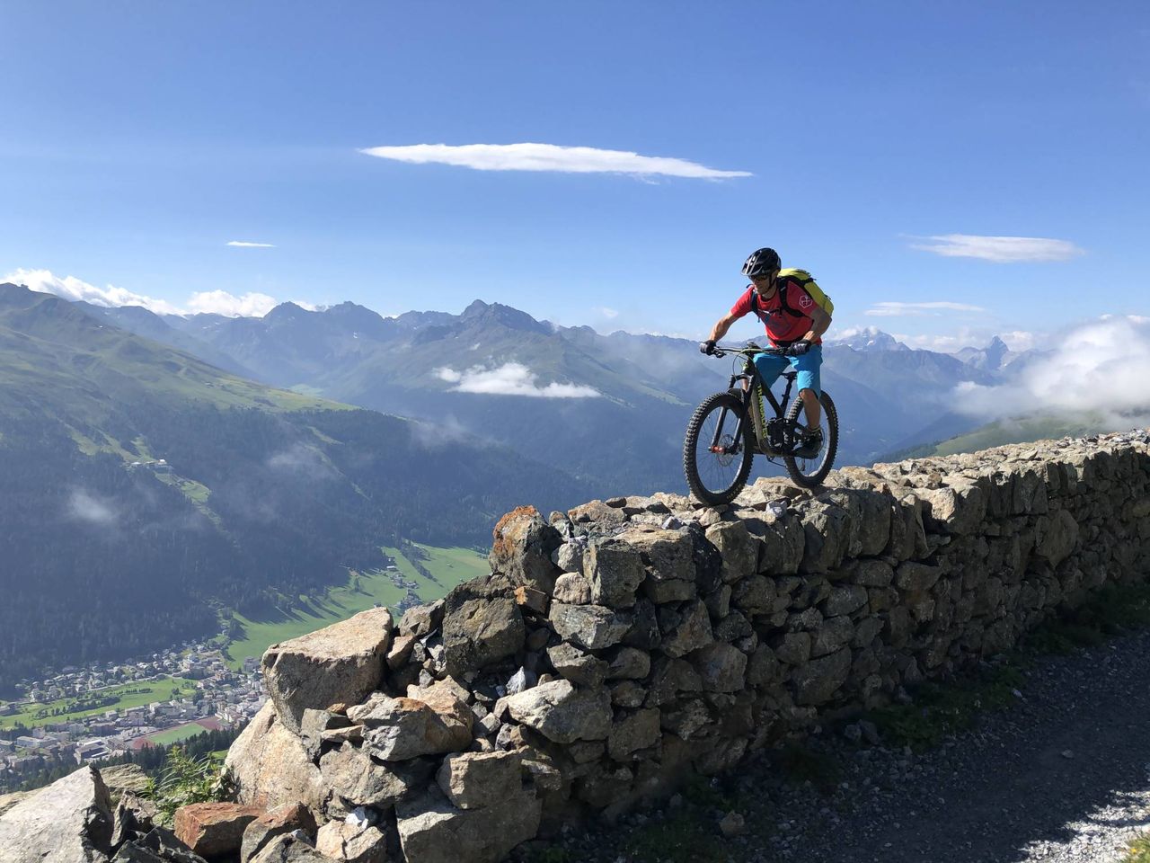 Mountain bike day course riding technique Davos