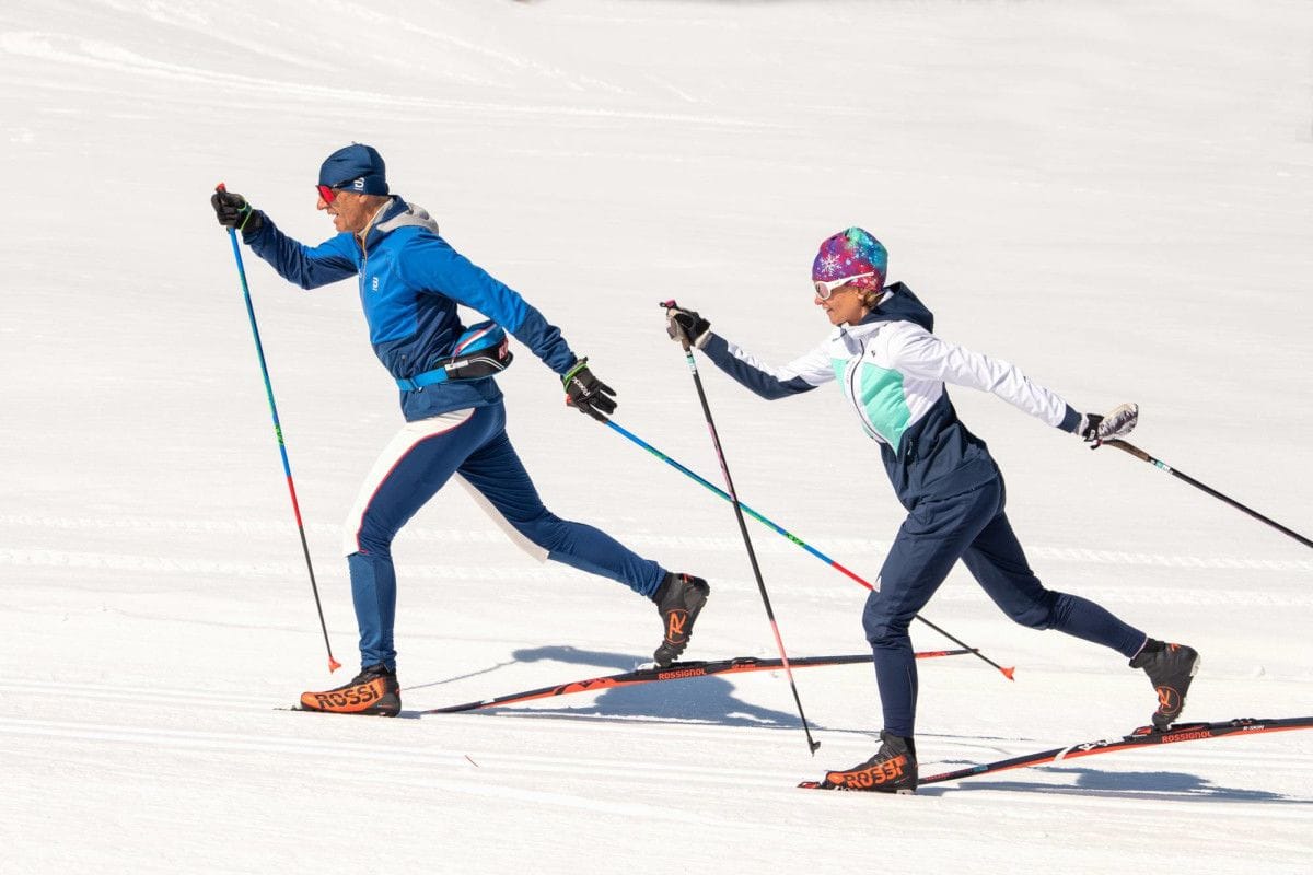 Sertigtal cross country skiing tour classic Davos for advanced skiers
