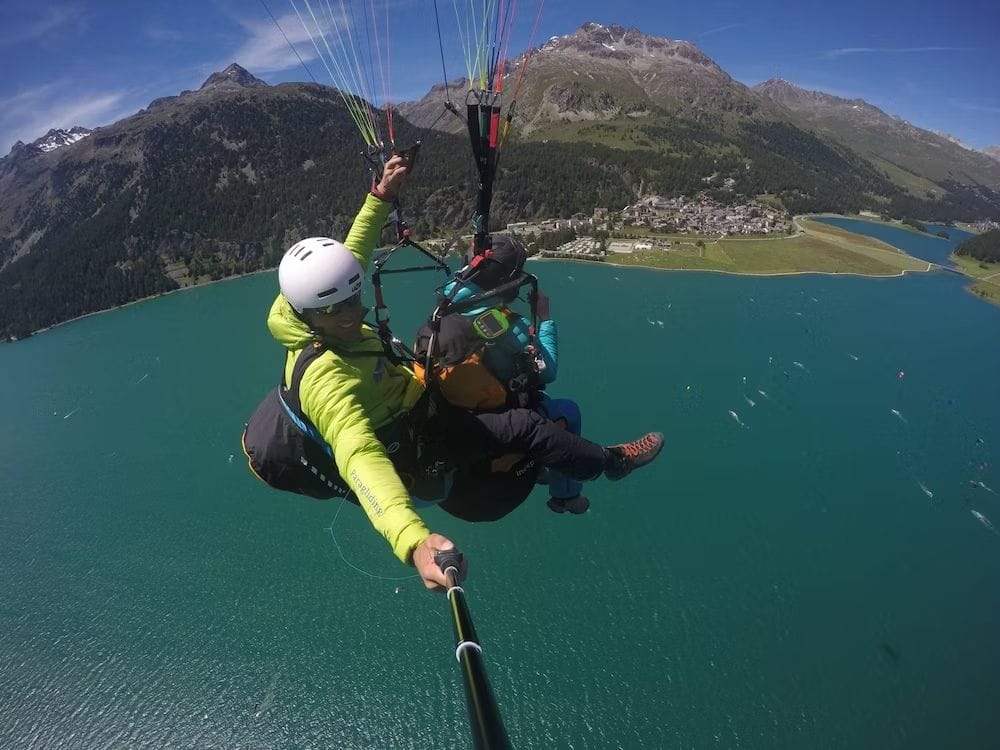 Samedan Adrenalin Junkie Gleitschirmfliegen