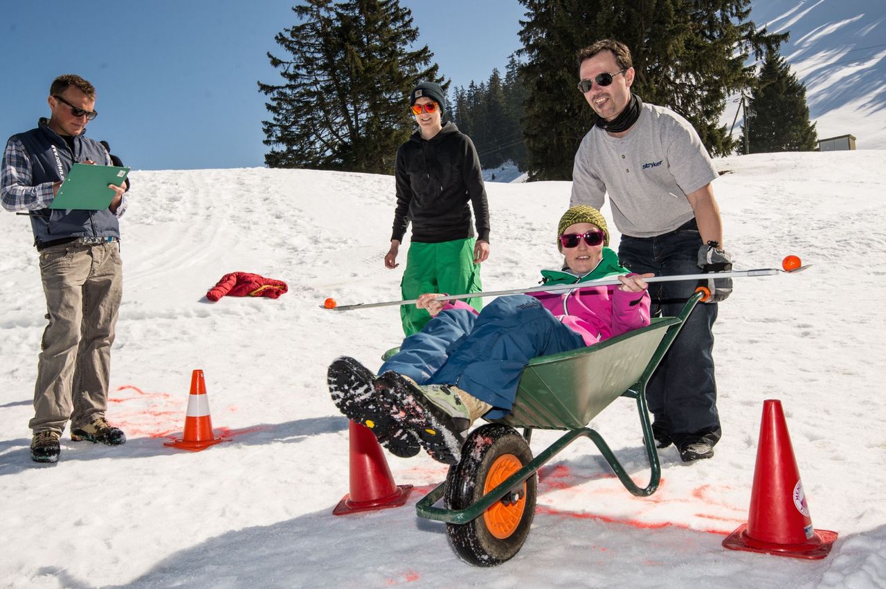 Winter Olympiade mit optionalem Fondueplausch