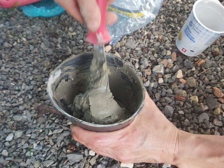 Beton giessen auf der Rigi
