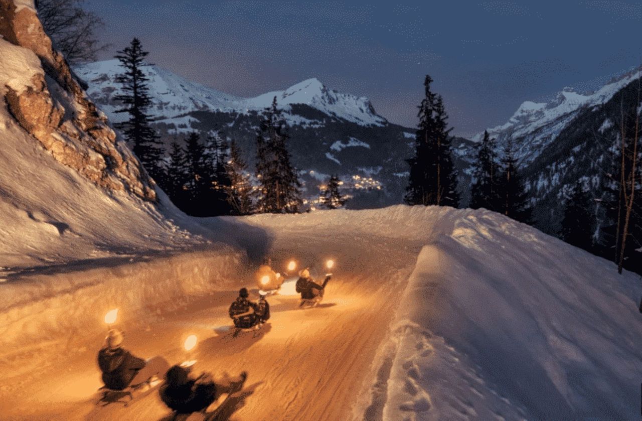 Nachtschlitteln Les Diablerets
