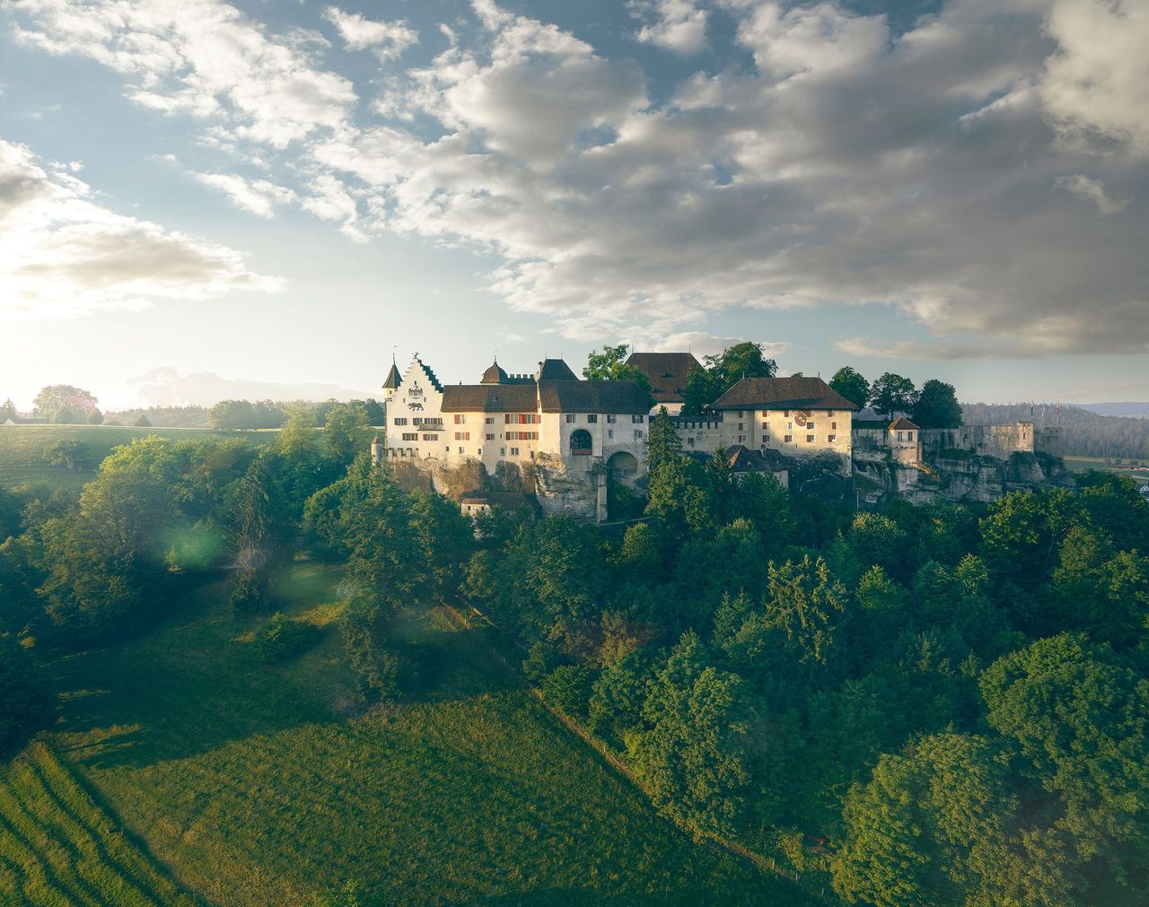 Frühling Schloss Lenzburg