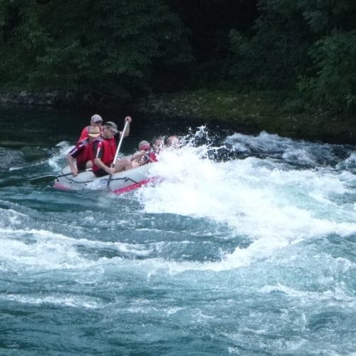 Fun Rafting auf der Reuss von Bremgarten nach Mellingen