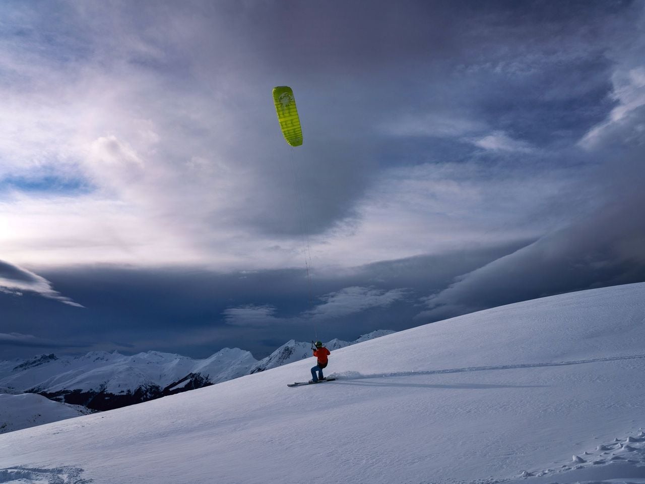 Davos Snowkite Pischa