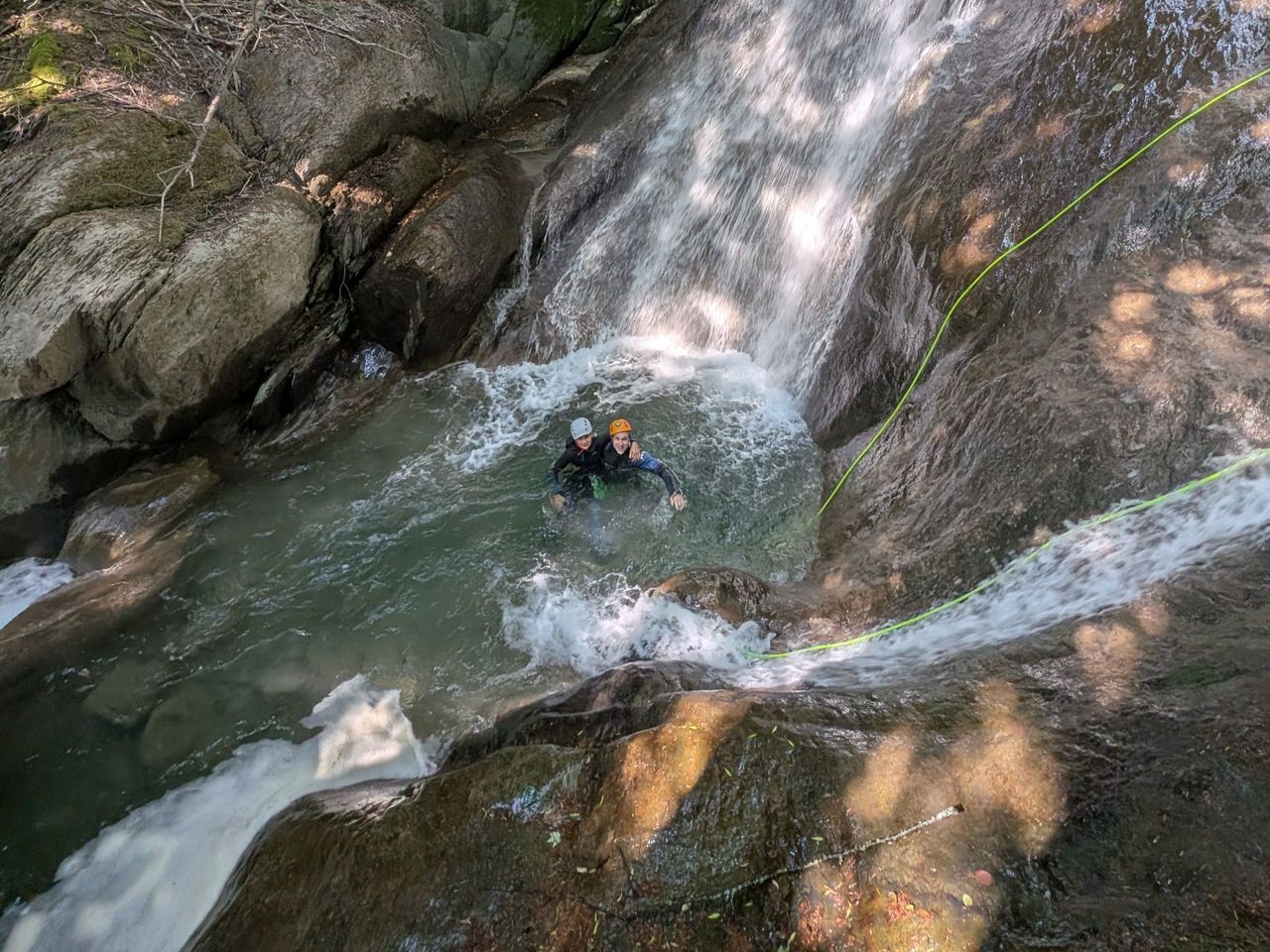 "Roche" Anspruchsvolles Canyoning in Champéry und Dents du Midi