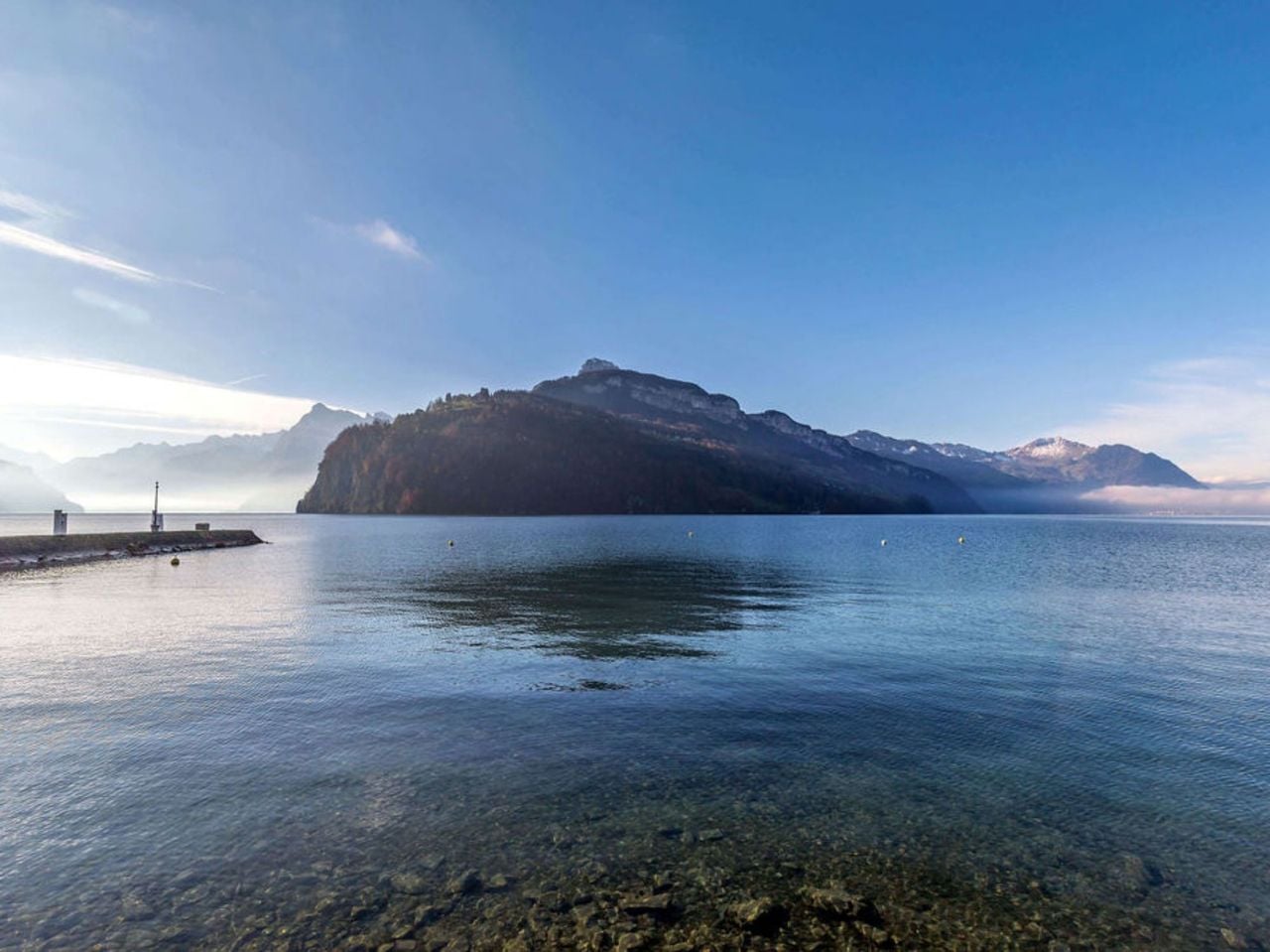 Eisbaden im Vierwaldstättersee
