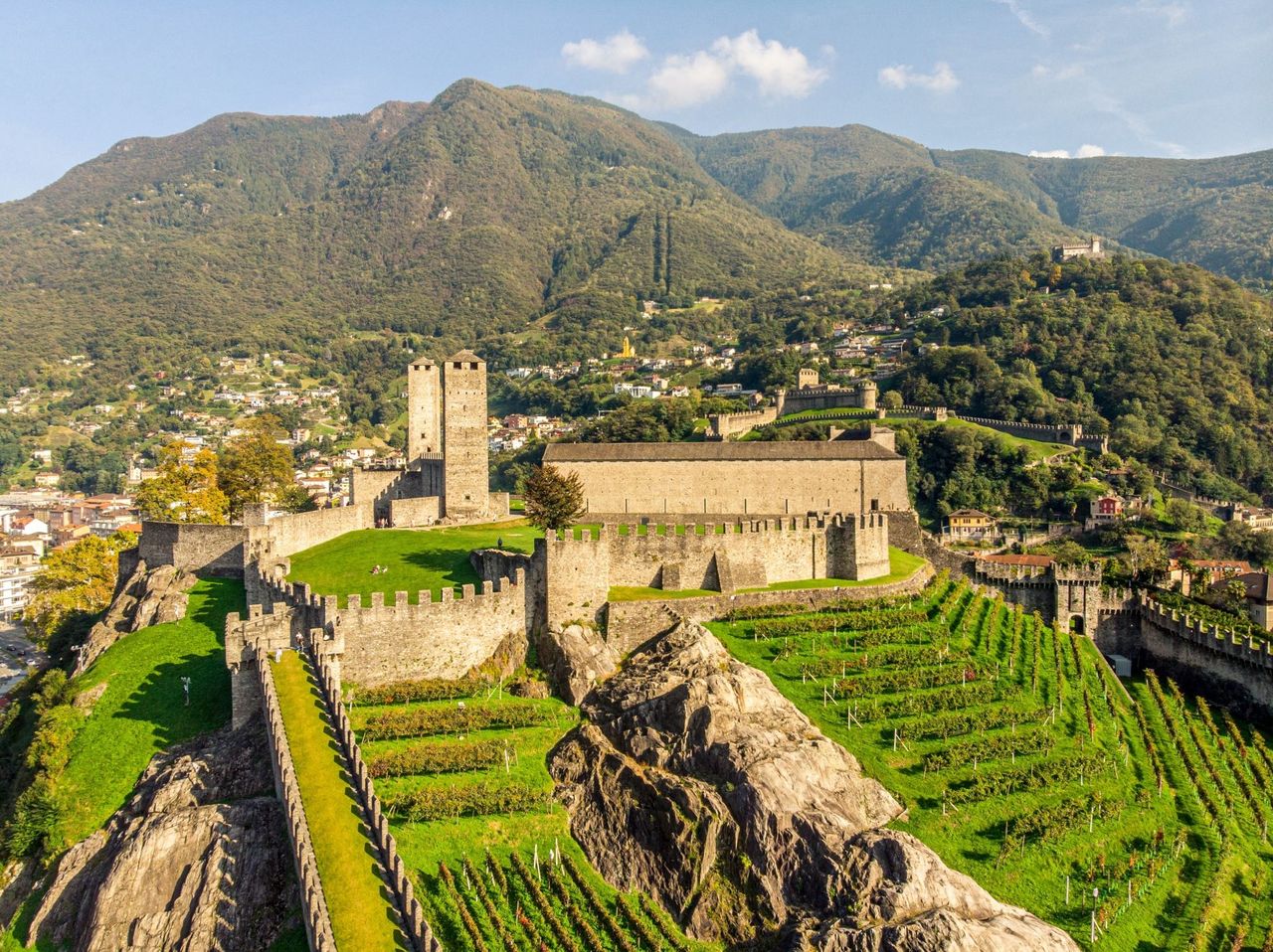 Tagesticket Burg Castel Grande in Bellinzona