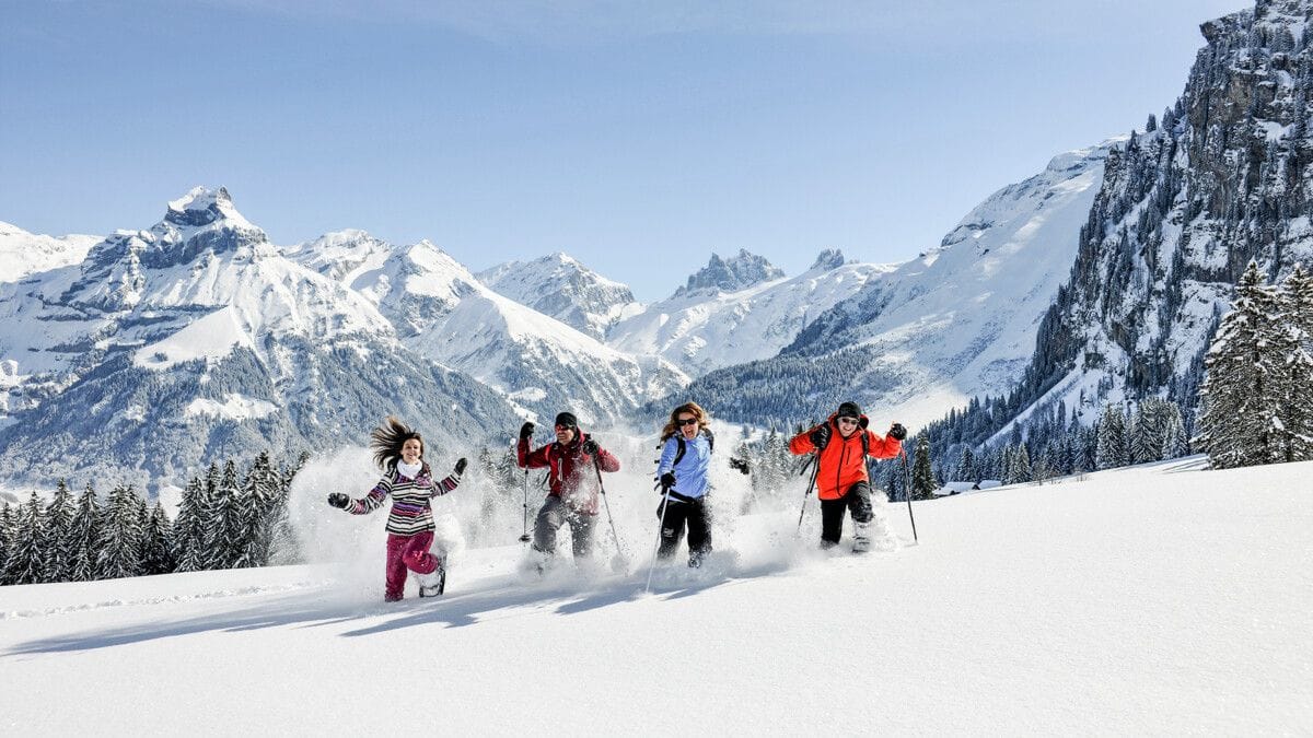 Engelberg Titlis Schneeschuhlaufen