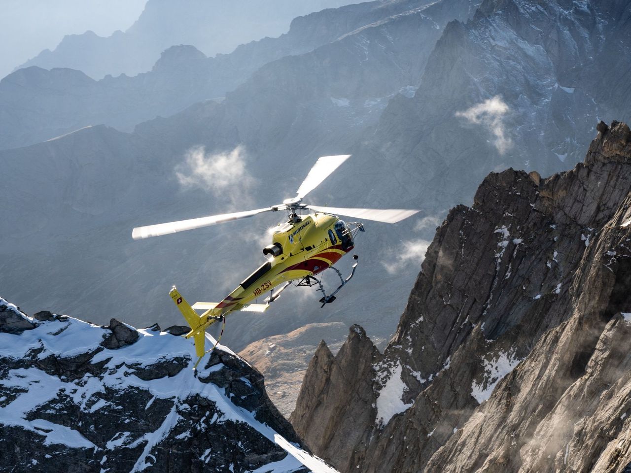 Bernina Bergell Rundflug ab Samedan