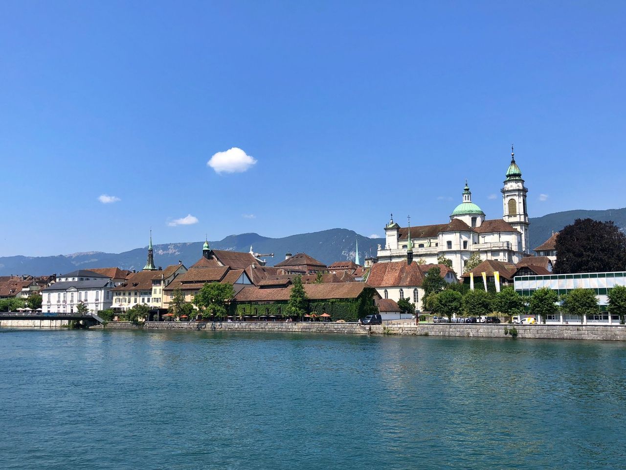 Kirche Solothurn Fluss