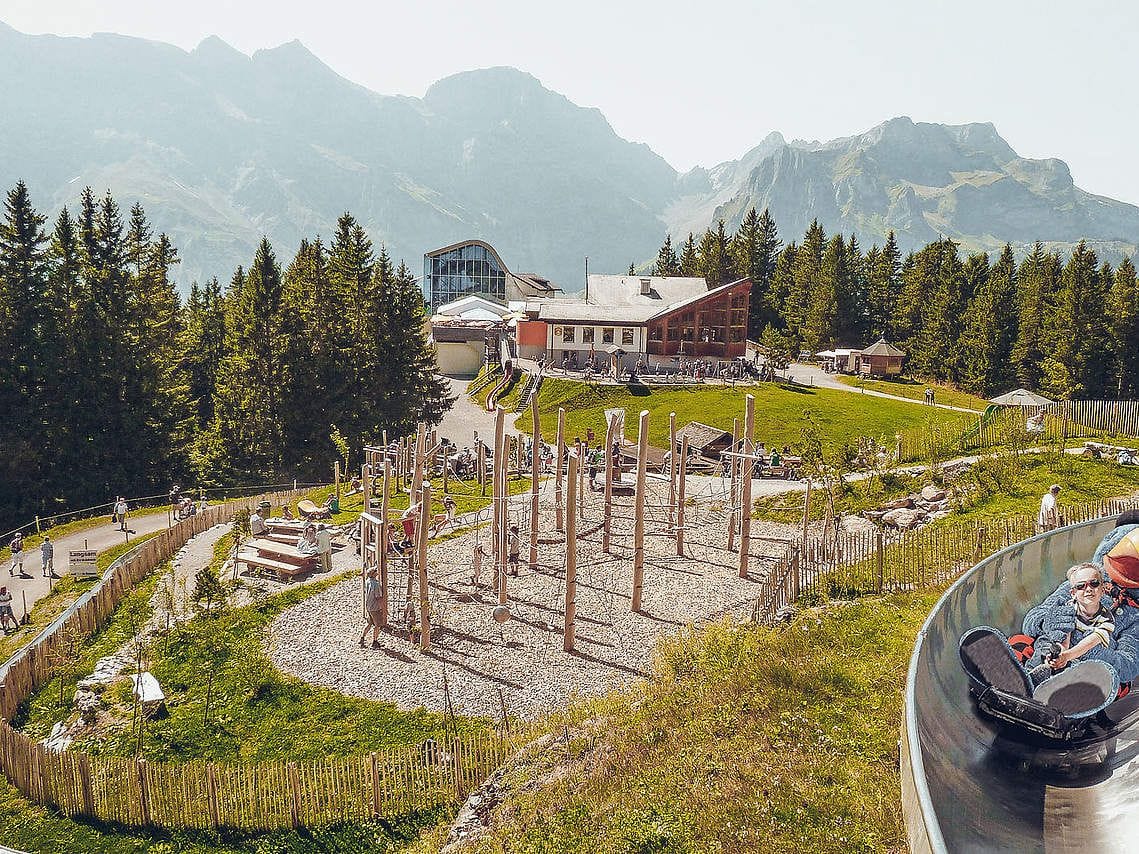 Engelberg Härzlisee Brunnihüttli und Kräuterhütte